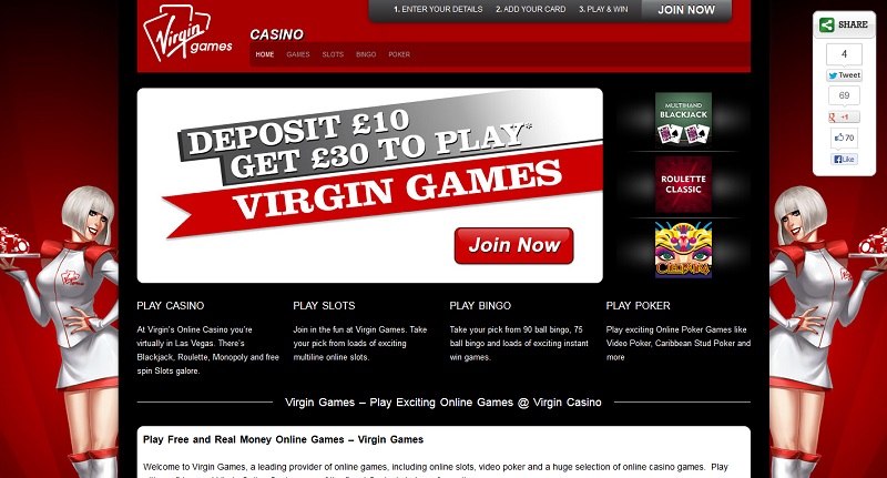 Virgin Casino Home Page virgin casino review