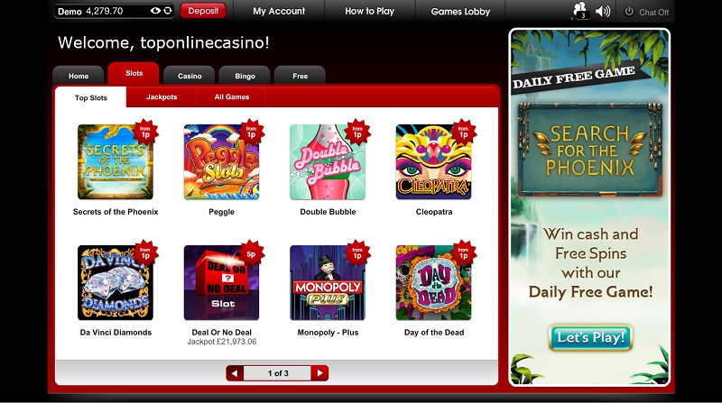 Virgin Casino Games Lobby virgin casino review