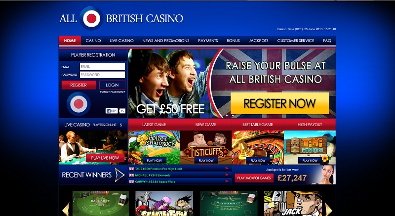 All British Casino Home Page all british casino review