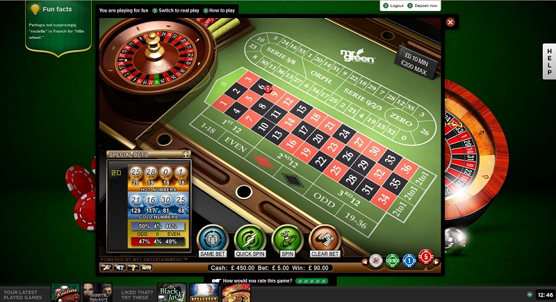 Mr Green Roulette mr green casino review