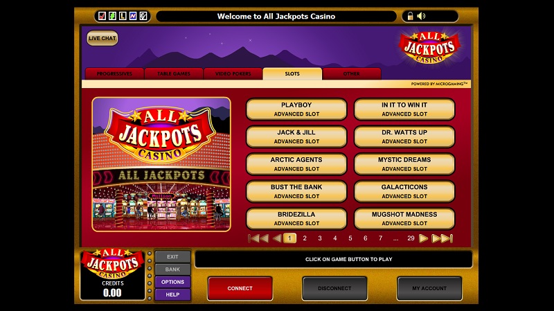 All Jackpots Casino instant Play Lobby all jackpots casino review