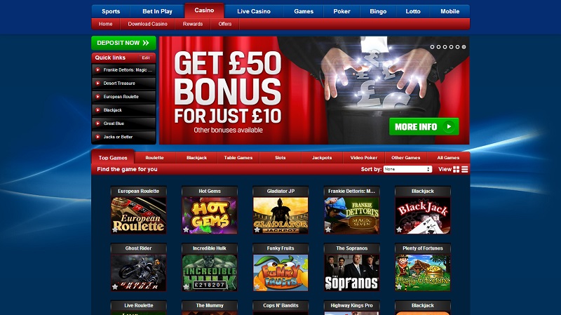 Coral Casino Home Page coral casino review