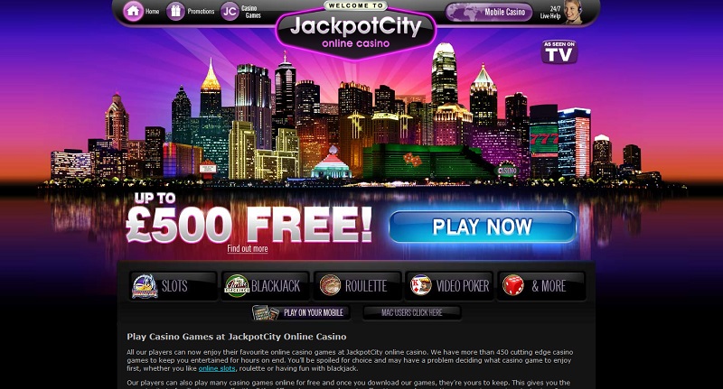 Jackpot City Home Page jackpot city casino review
