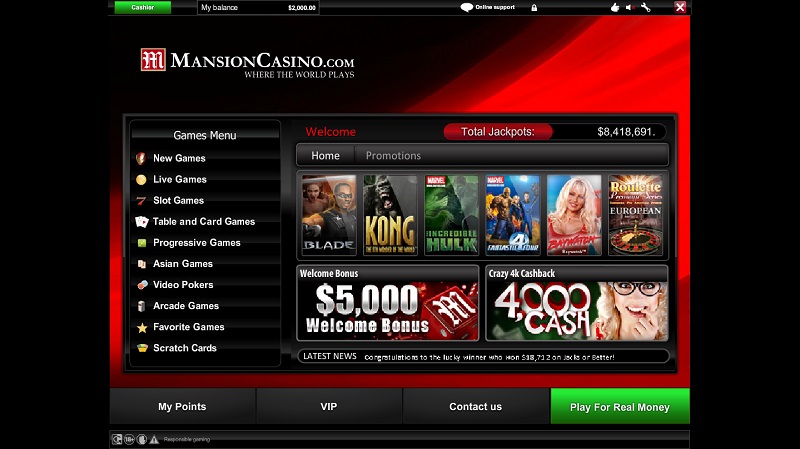 mansion casino review