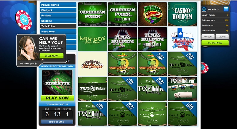 bgo casino review poker games list