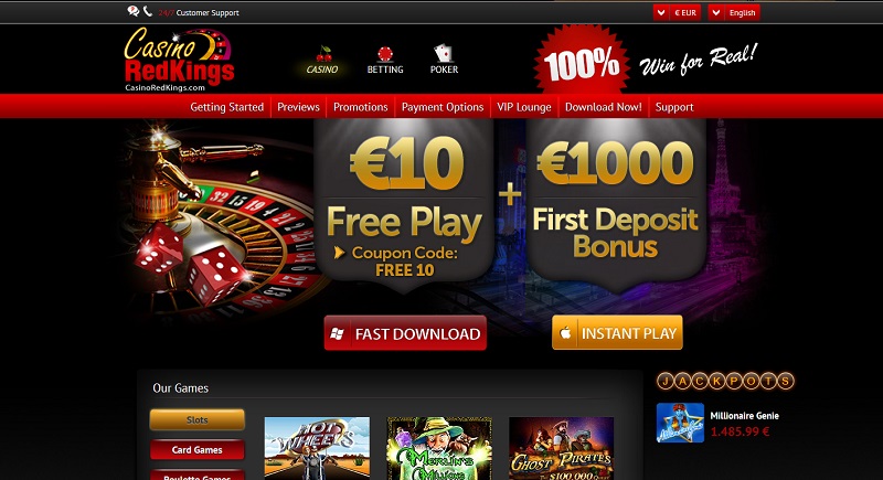 Casino Red Kings Home Page casino red kings review