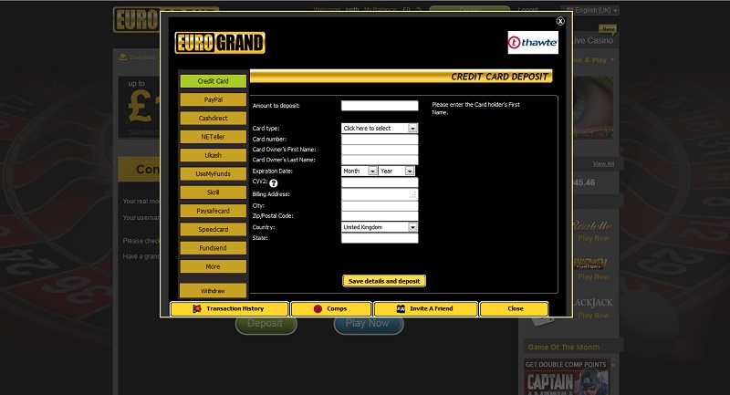 eurogrand casino review